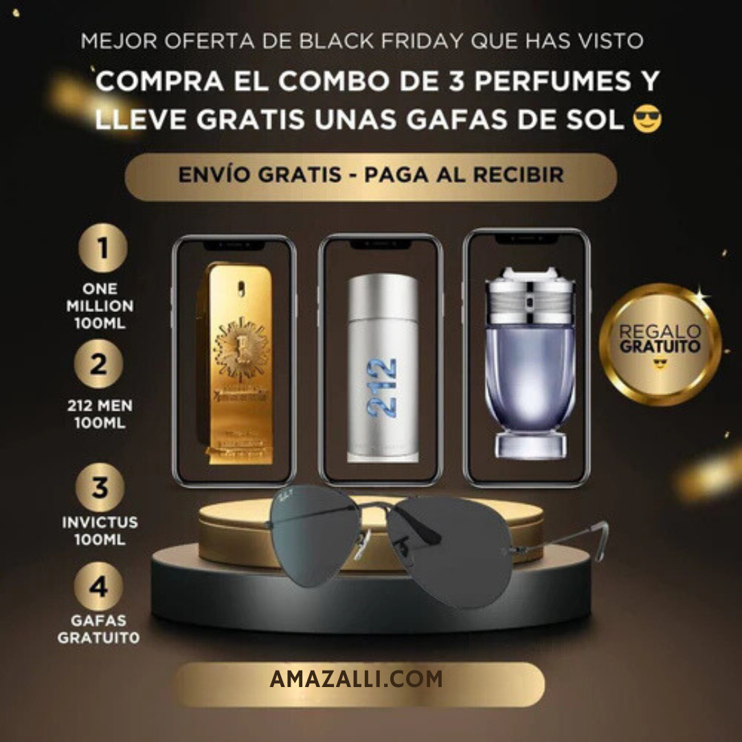 ESTILO Y ELEGANCIA: SET DE 3 PERFUMES